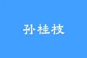 孙桂枝