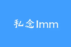私念Imm