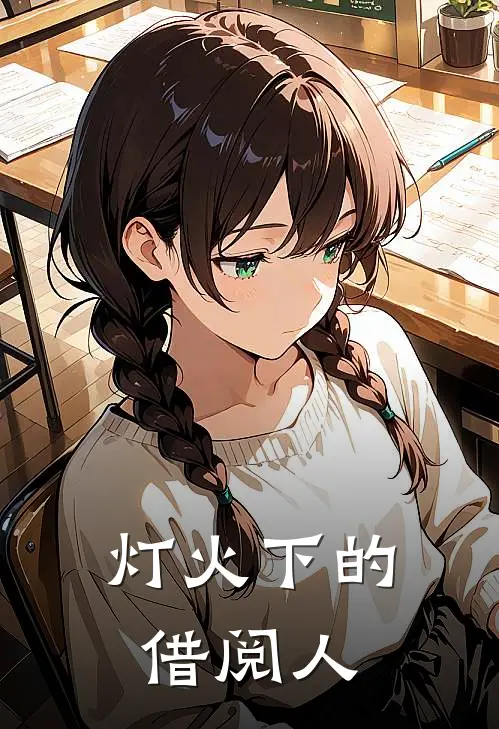 灯火下的借阅人
