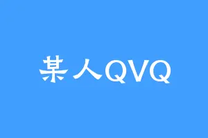 某人QVQ