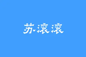 苏滚滚