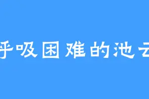 呼吸困难的池云