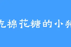 爱吃棉花糖的小猪猪