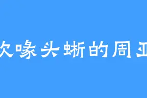 喜欢喙头蜥的周亚夫